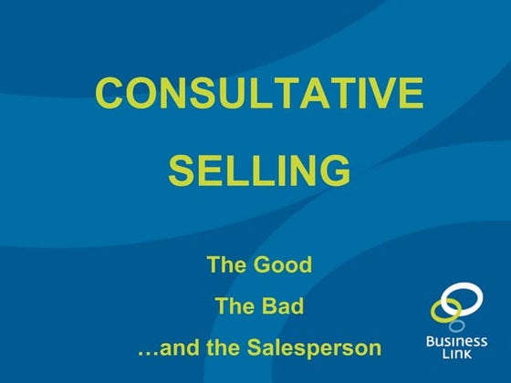 Consultative selling 