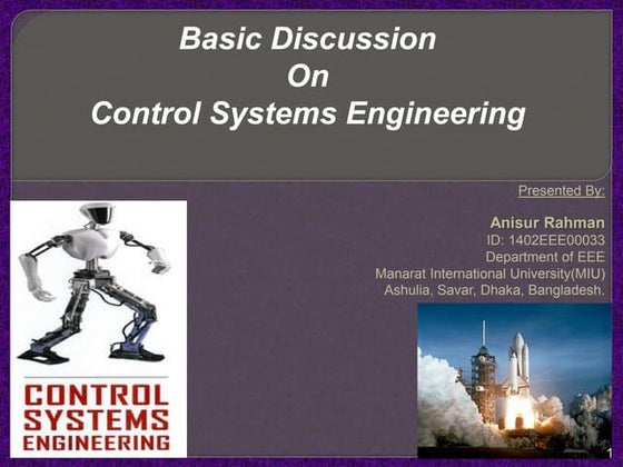 Control systems engineering