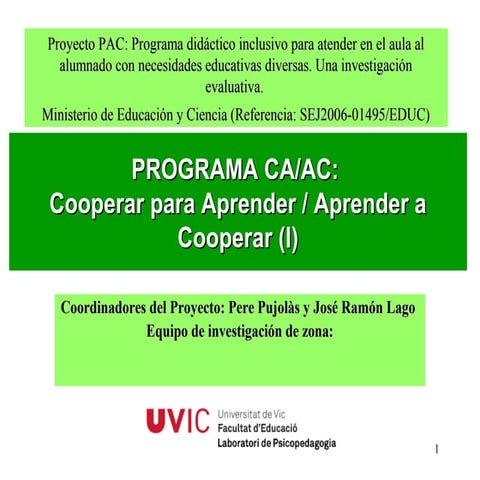 Cooperar para-aprender-aprender-a-cooperar-i-