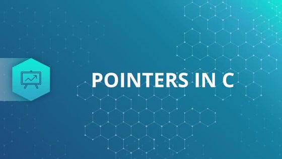 Pointers in C