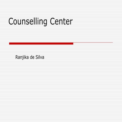 Counselling centre