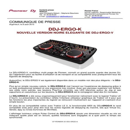 DDJ-ERGO-K : Black Is Beautiful