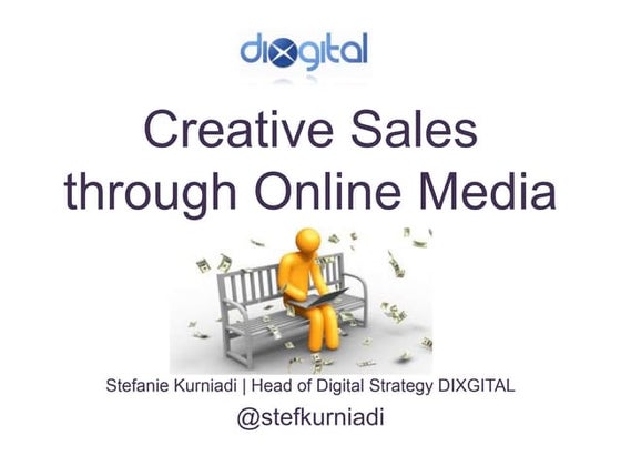 Creative sales through online media (email version)