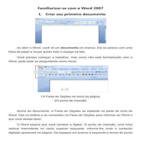 Criando um documento word