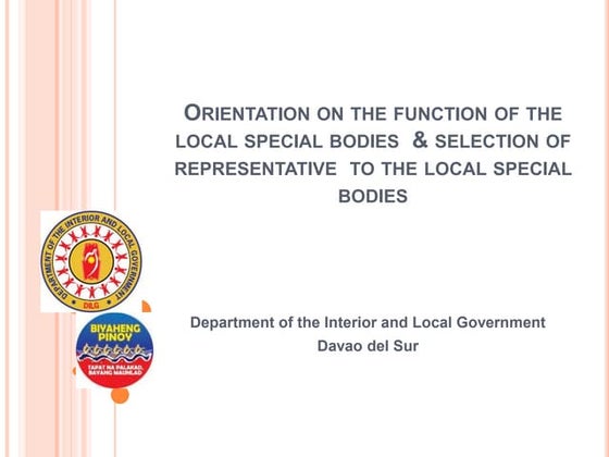 CSO-LSB Orientation