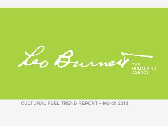 Cultural fuel trend report march 2013 web