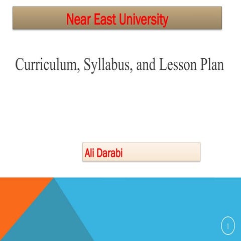 curiculum, syllabus,  and lesson plan.pptx