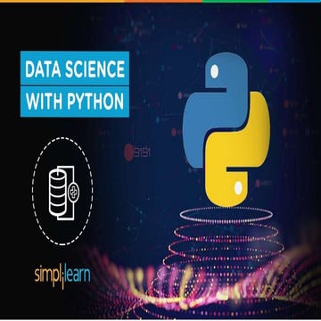 Data Science With Python | Python For Data Science | Python Data Science Cour...