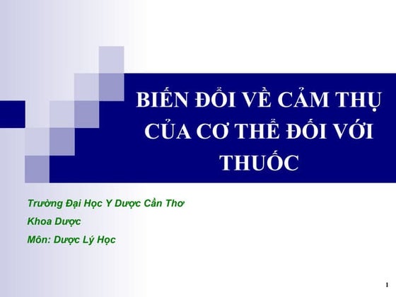 Dc  cac yto qdinh tac dung cua thuoc
