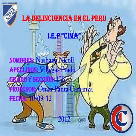 Delincuencia en el Perú