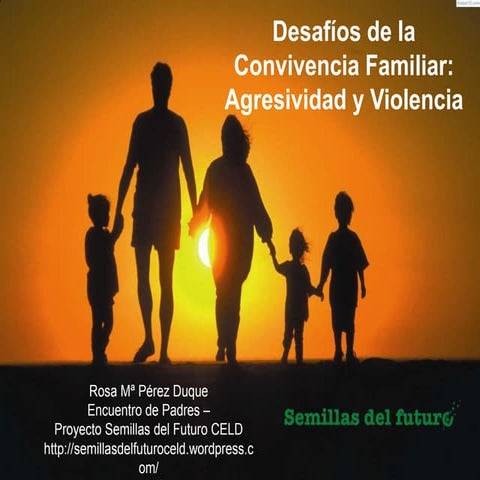 Desafios de la convivencia familiar= agresividad x violencia