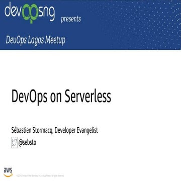 Devops on serverless