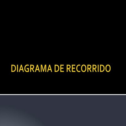 Diagramaderecorrido
