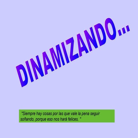 Dinamizando 2012