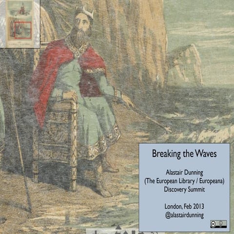 Alastair Dunning, Breaking the waves, The European Library