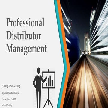 Distributors Management In Myanmar, Distributors, Myanmar, FMCG Distribution