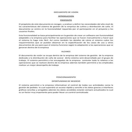 Documento de vision
