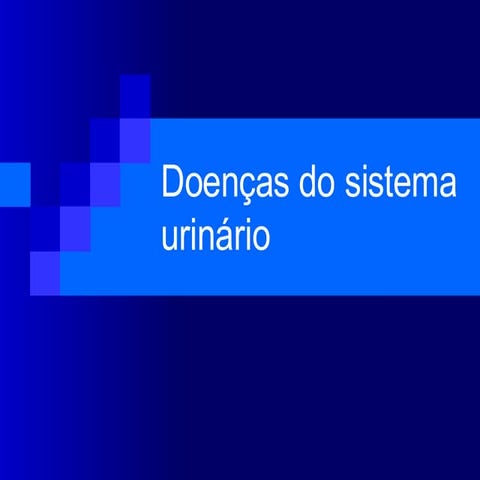 DoençAs Do Sistema UrináRio