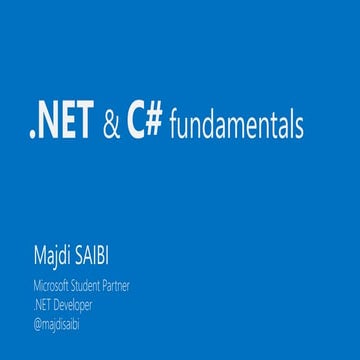 DotNet Fundamentals