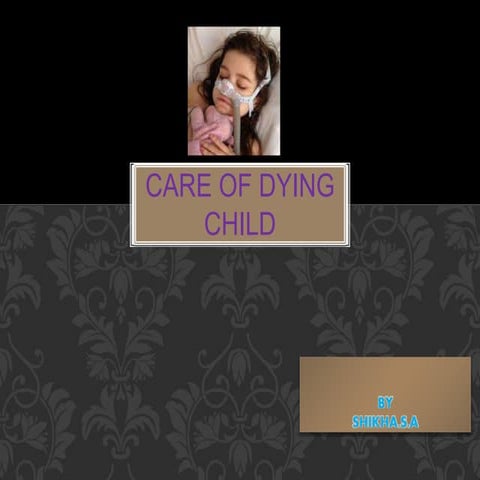 Dying child