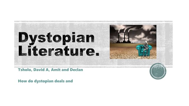 Dystopian Connections to History