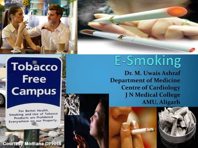 Electronic smoking