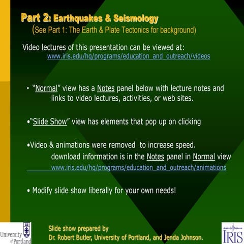 Earthquakes&seismology  butler