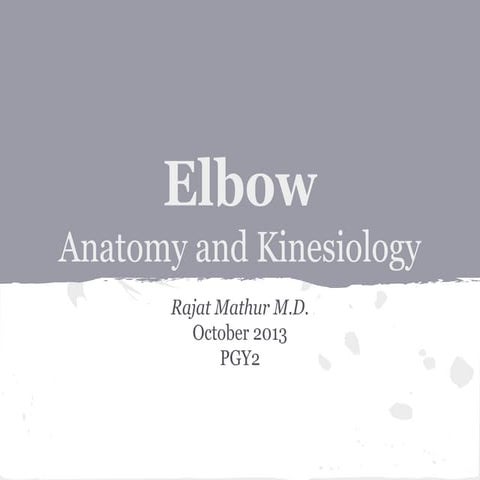 Elbow Rajat Mathur