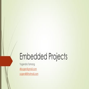 Electronics projects