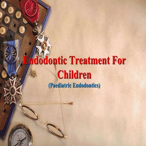 Endodontic Treatment For Children by professor hasham khan