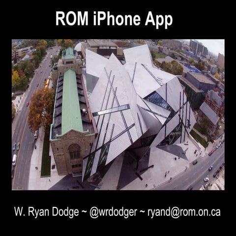 ROM iPhone App - W Ryan Dodge - CHIN's Mobile Bootcamp