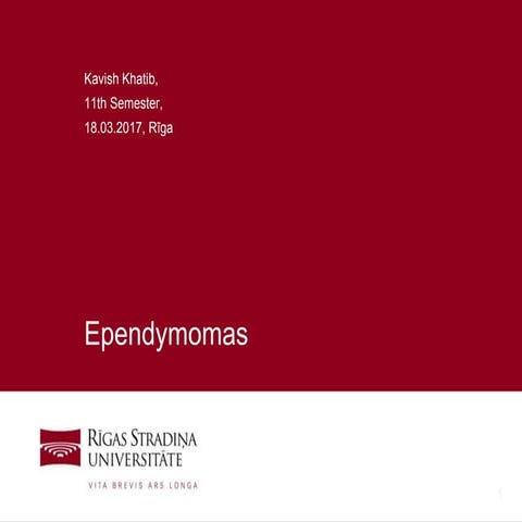 Ependymoma