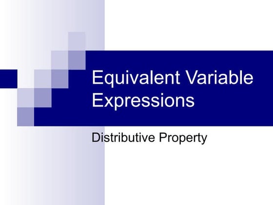 Equivalent  Variable  Expressions  Math  Game
