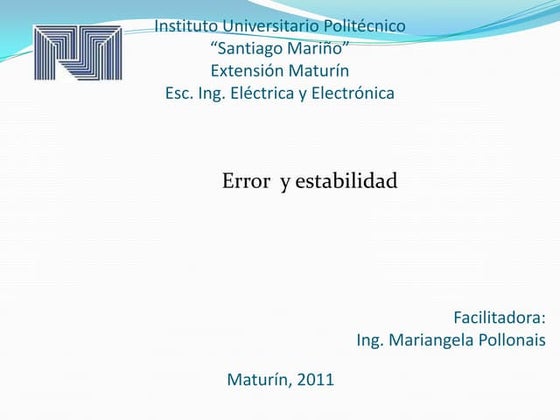 Erroryestabilidad