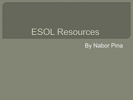 ESOL Resources