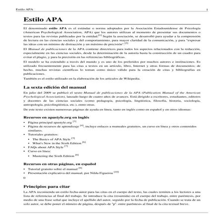 Estilo apa