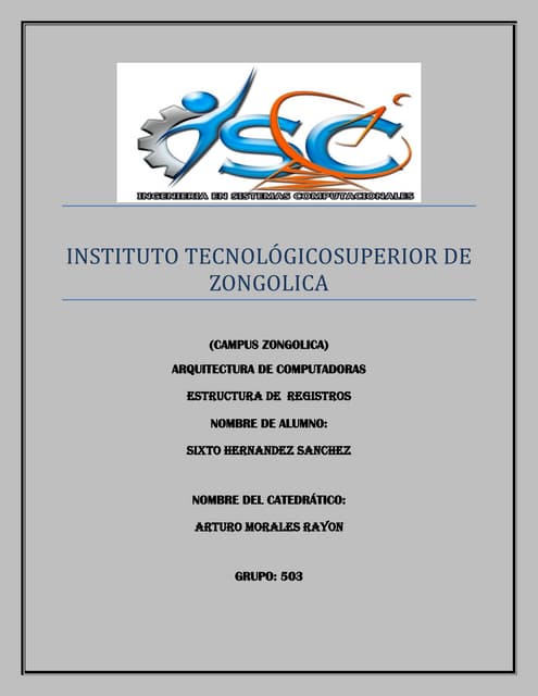 Estructura de registros