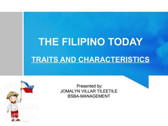 Filipino Traits and Characteristics 