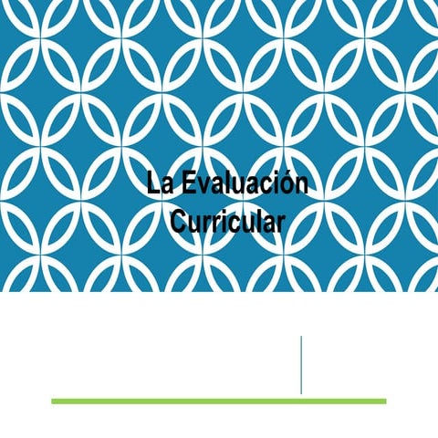 La evaluación curricular II.unidad 5 pptx