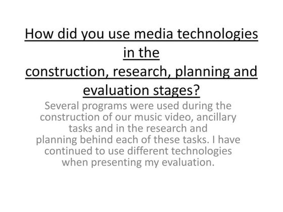 Evaluation 4