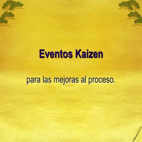 Eventos kaizen