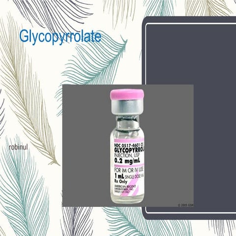 Glycopyrrolate 