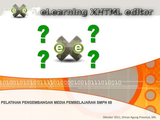 Exe Learning -An Introduction 