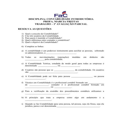 Exercicios contabeis 03