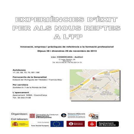 Experi ã¨ncies dã¨xit per als nous reptes a lfp