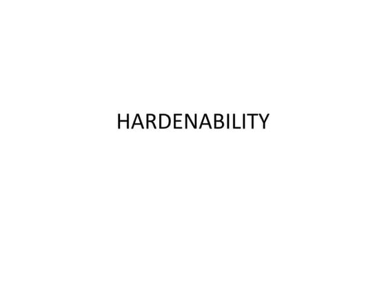 hardenability