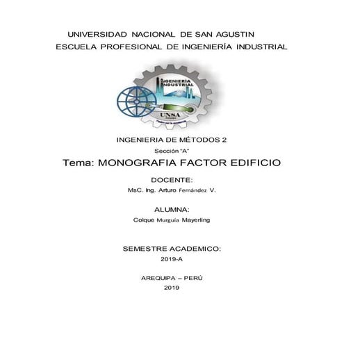 Factor edificio