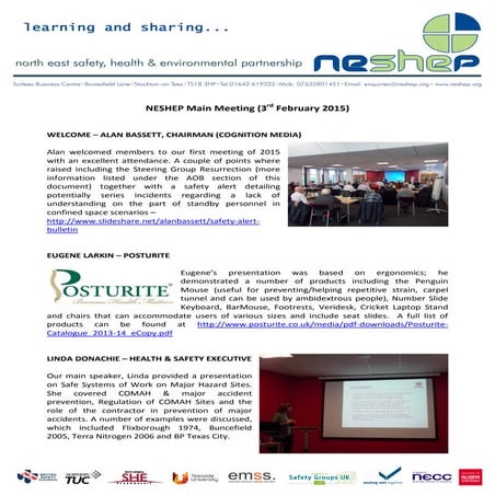 February 3rd meeting summary