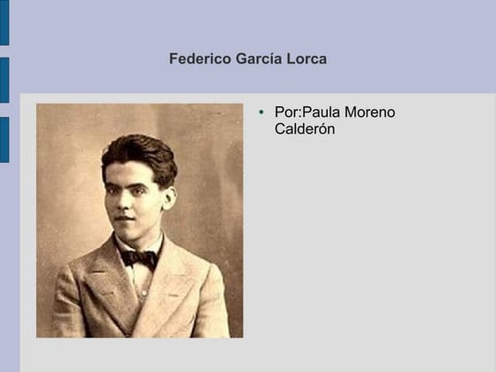 Federico García Lorca.