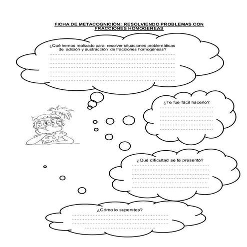 Ficha de metacognición